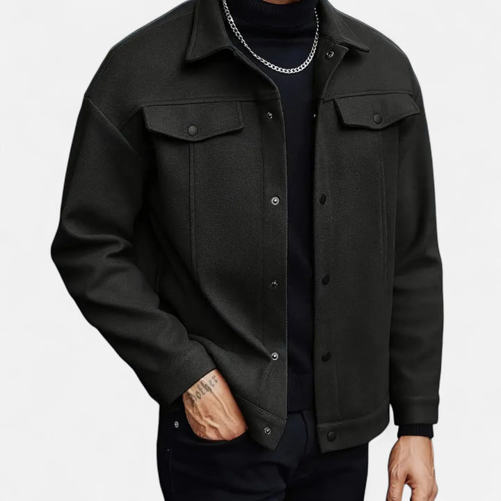 NOMU Lifestyle | Men’s Refined Zip Closure Jacket