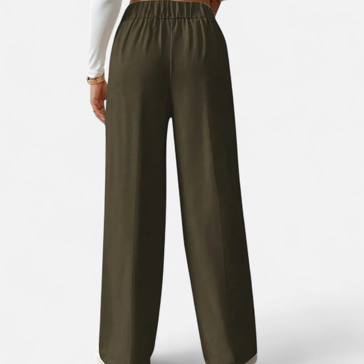 NOMU Lifestyle | Women’s Button-Detail Pants – Refined Silhouette