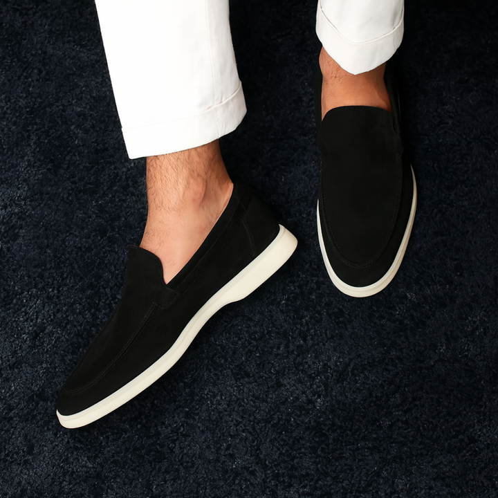 NOMU Suede Loafers