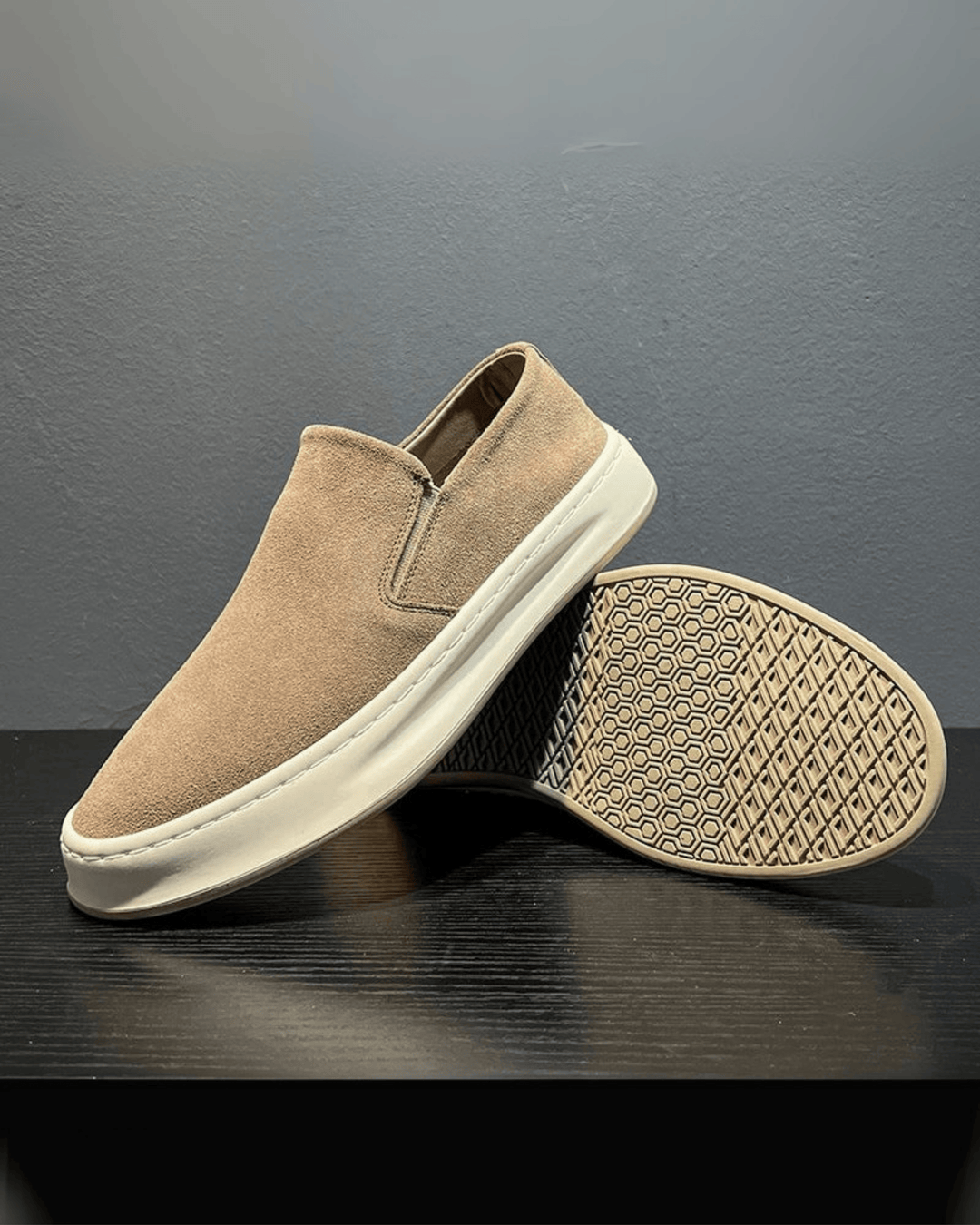 Mocassins confortables en daim