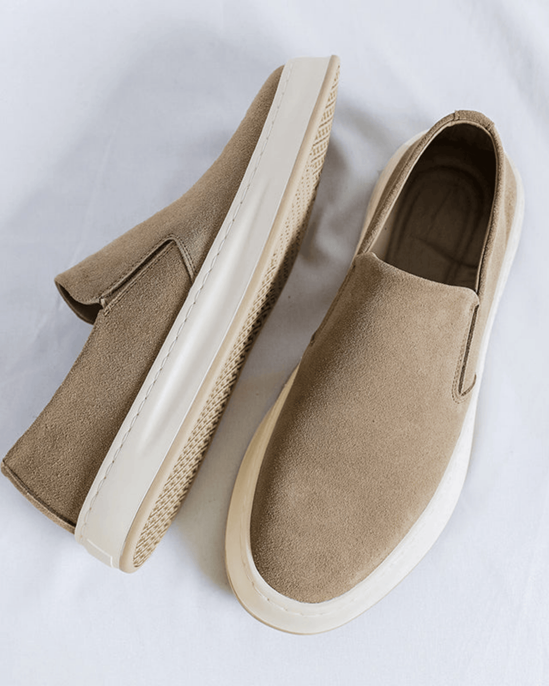Mocassins confortables en daim