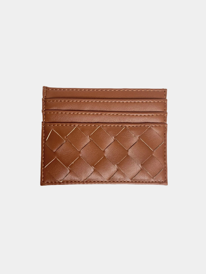 MINIMAL WOVEN CARD HOLDER