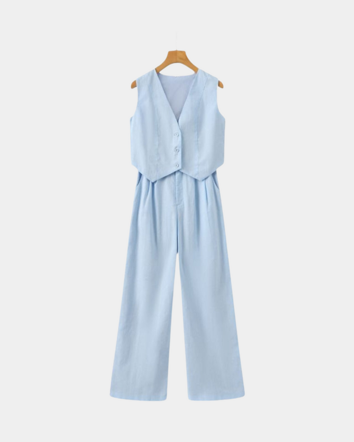 MINIMAL SLEEVELESS JUMPSUIT