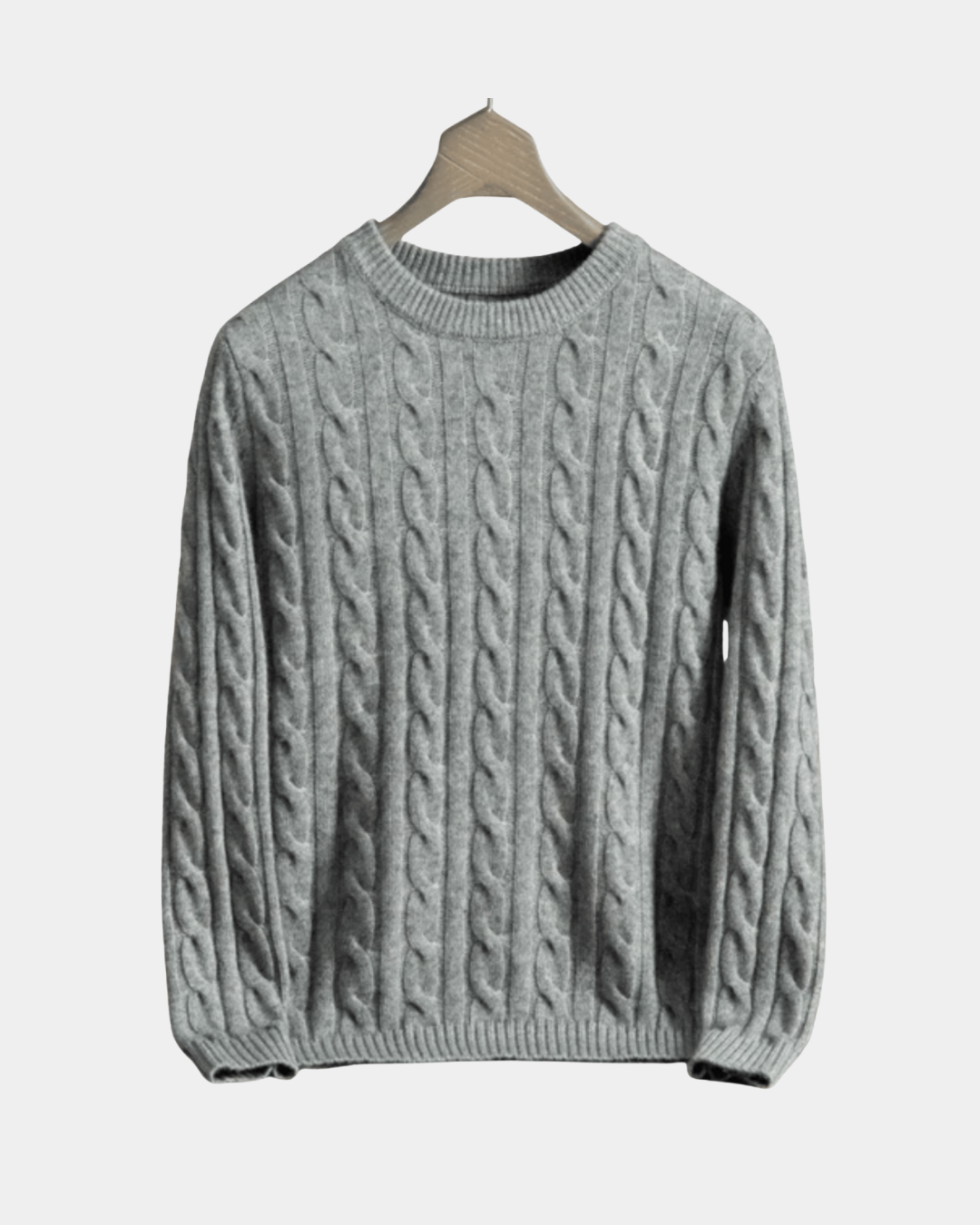 HERITAGE CABLE STITCH KNIT SWEATER