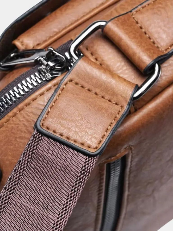 RETRO SQUARE FLAP SATCHEL BAG