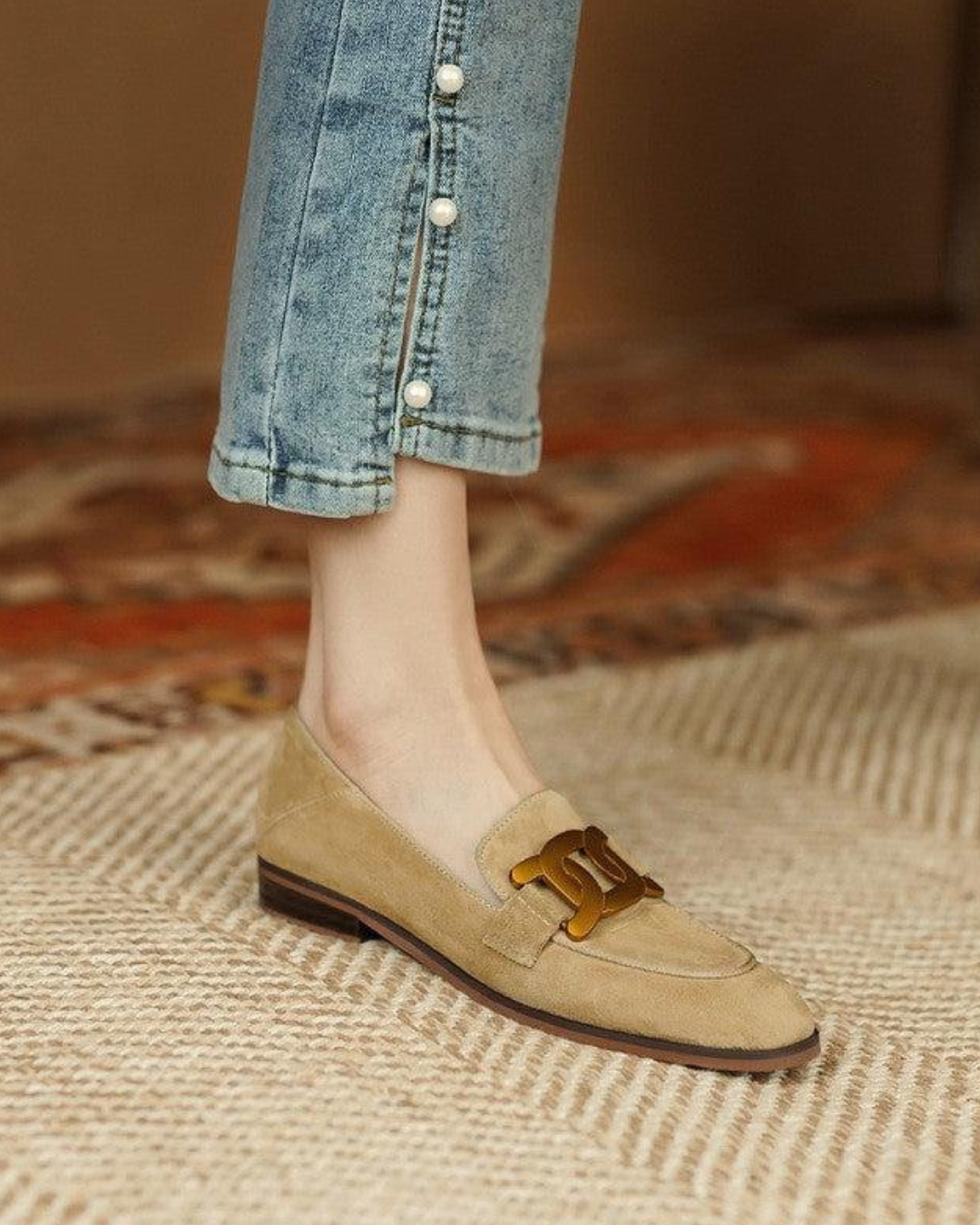 OLD MONEY SUEDE LADY LOAFERS