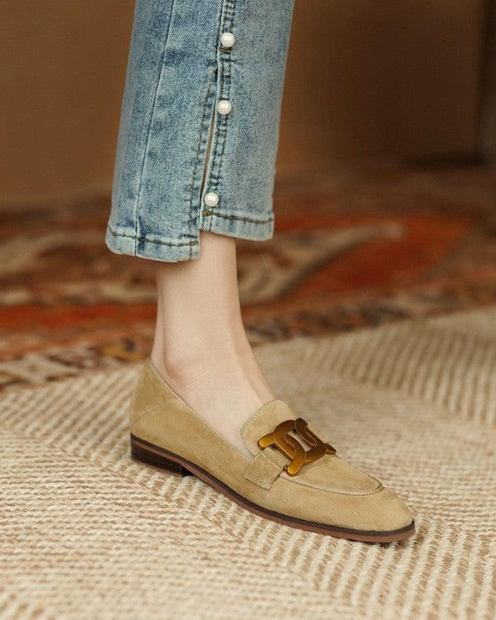 OLD MONEY SUEDE LADY LOAFERS