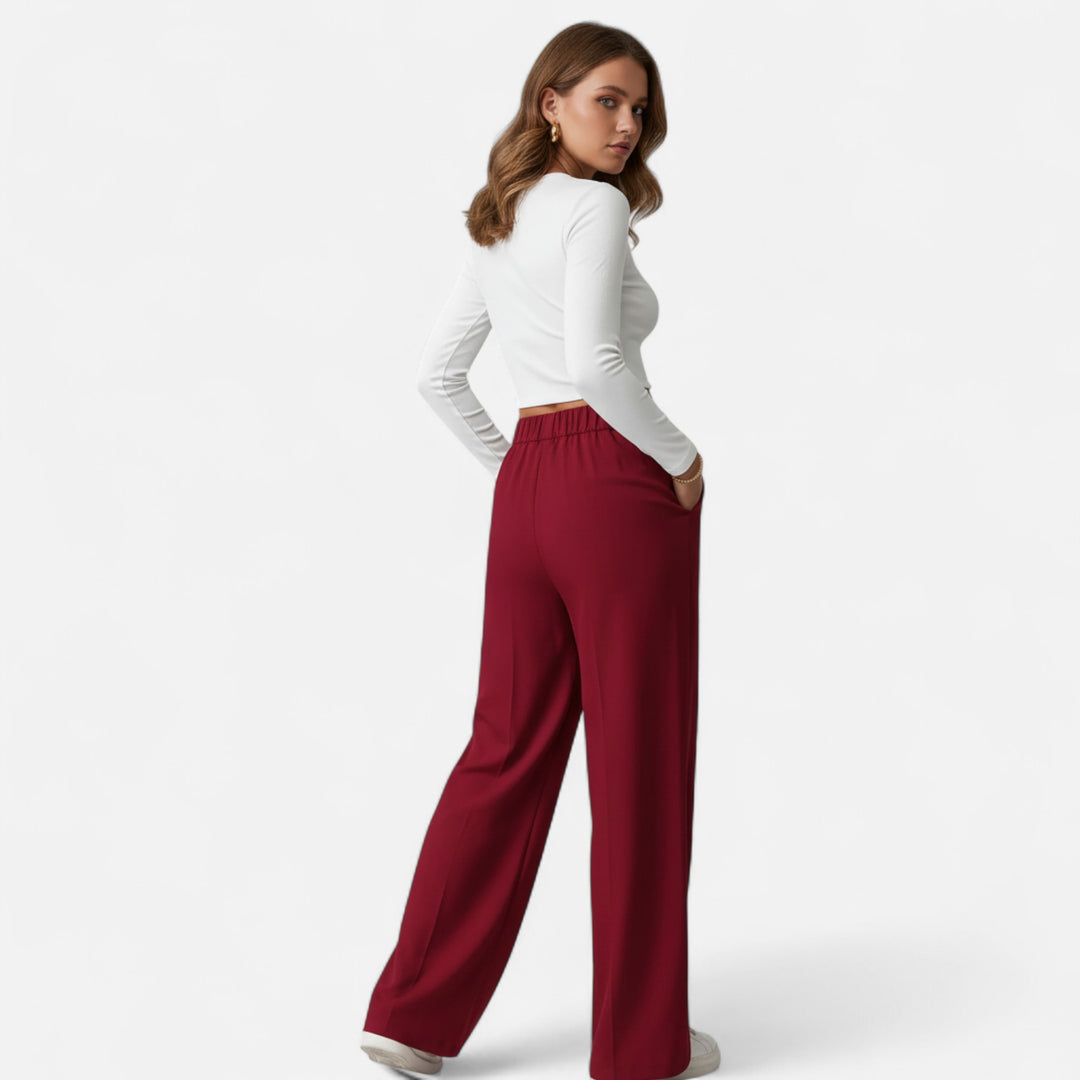NOMU Lifestyle | Women’s Button-Detail Pants – Refined Silhouette