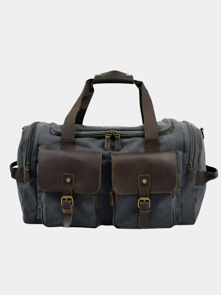 VINTAGE CANVAS TRAVEL DUFFEL
