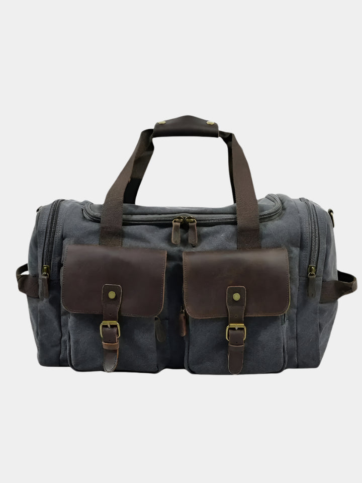 VINTAGE CANVAS TRAVEL DUFFEL