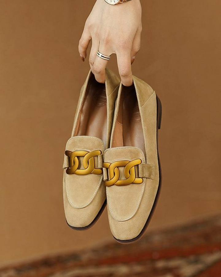 OLD MONEY SUEDE LADY LOAFERS