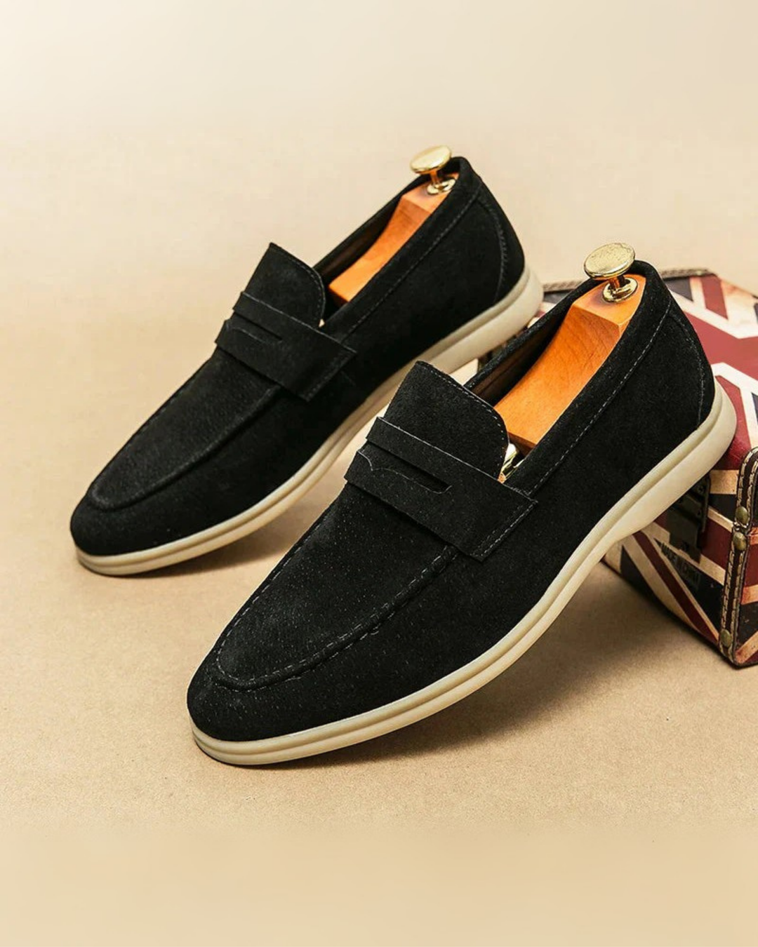 Firenze Chic Suede Loafers