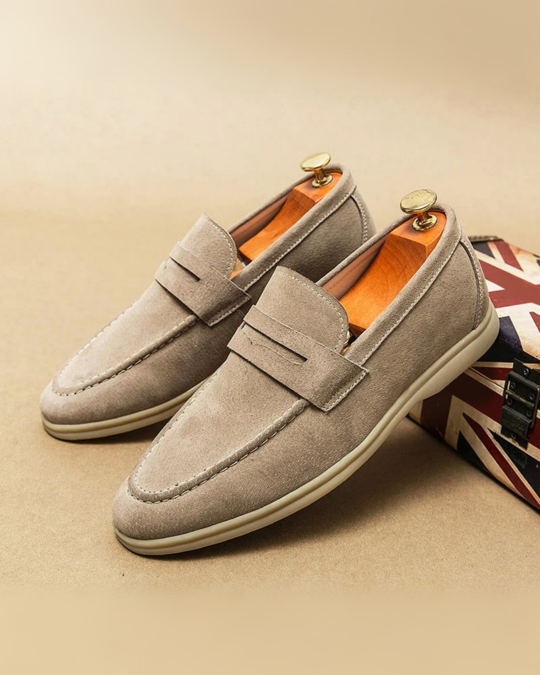 Firenze Chic Suede Loafers