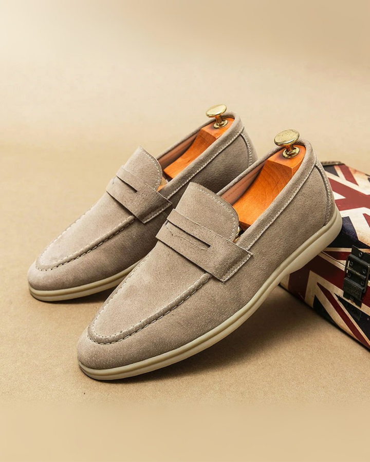 Firenze Chic Suede Loafers