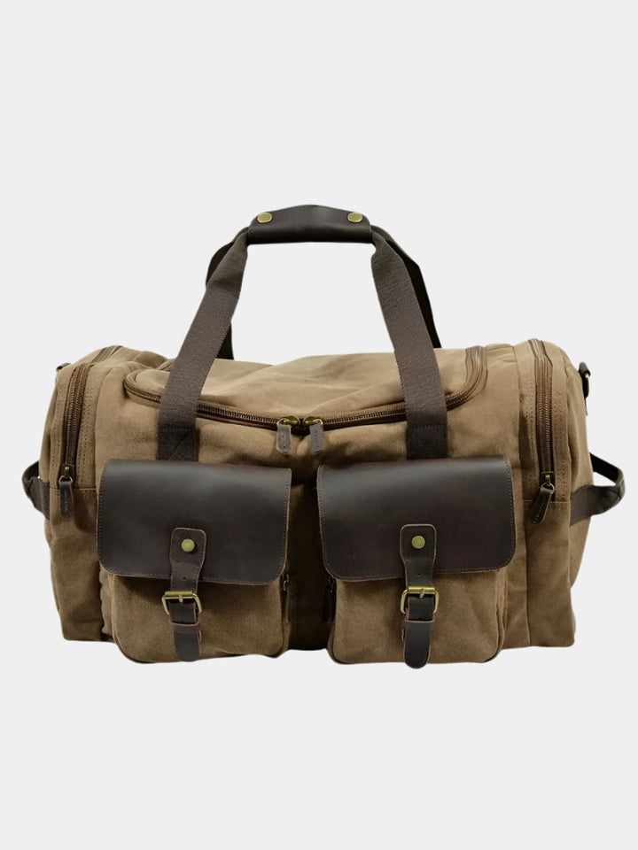VINTAGE CANVAS TRAVEL DUFFEL