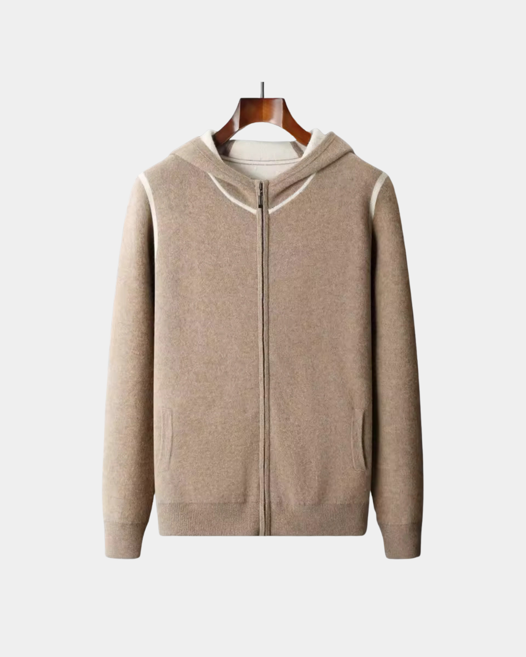 LUXE ZIP-UP KNIT HOODIE SET