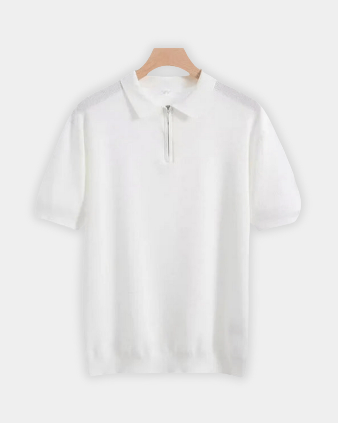 MINIMALISTISCHES POLO AUS STRICK