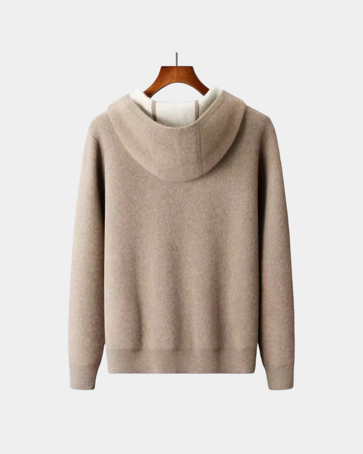 LUXE ZIP-UP KNIT HOODIE SET