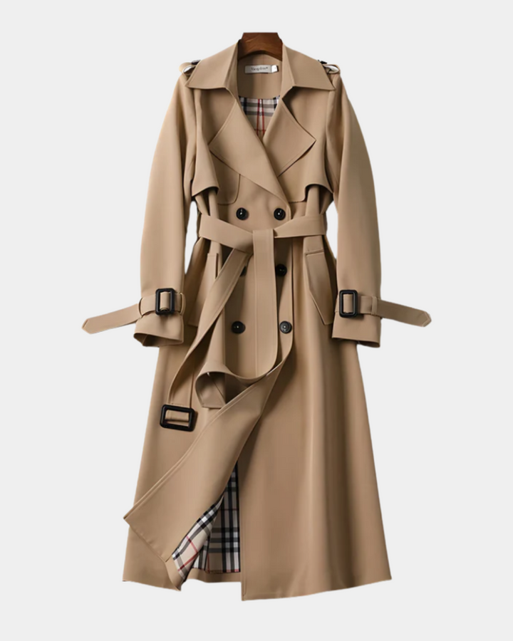 CLASSIC DOUBLE-BREASTED TRENCH COAT
