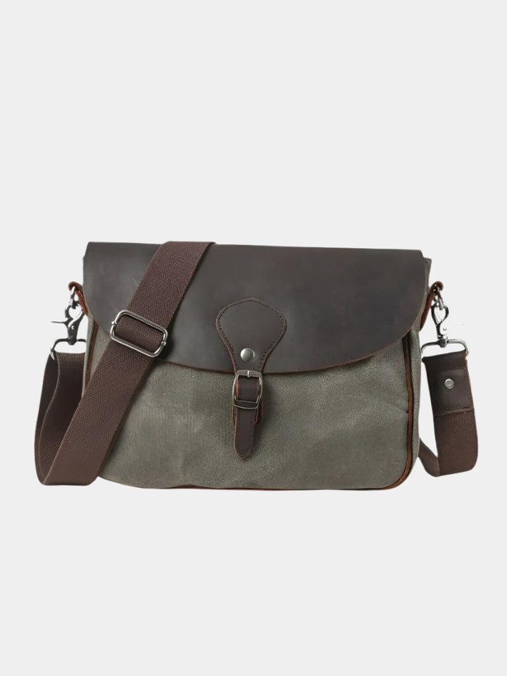 HERITAGE CANVAS CROSSBODY CLUTCH