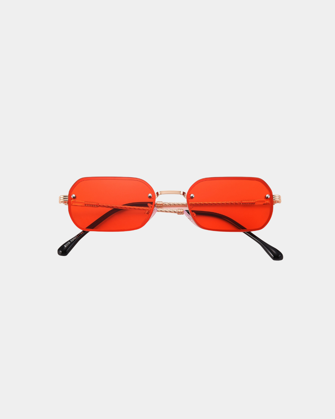 RETRO SCHLANKE RECHTECKIGE SONNENBRILLE