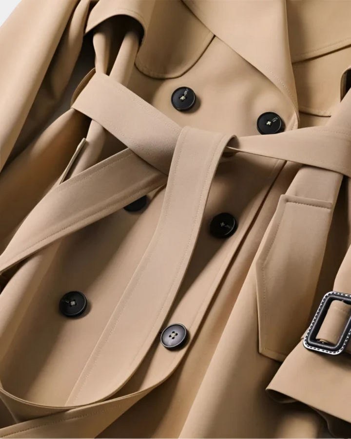 CLASSIC DOUBLE-BREASTED TRENCH COAT