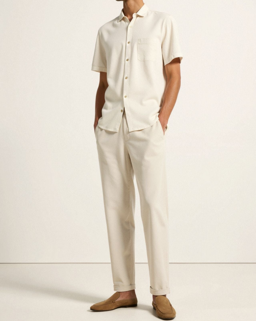 URBANE LÄSSIGE STRETCH-JOGGER-HOSE