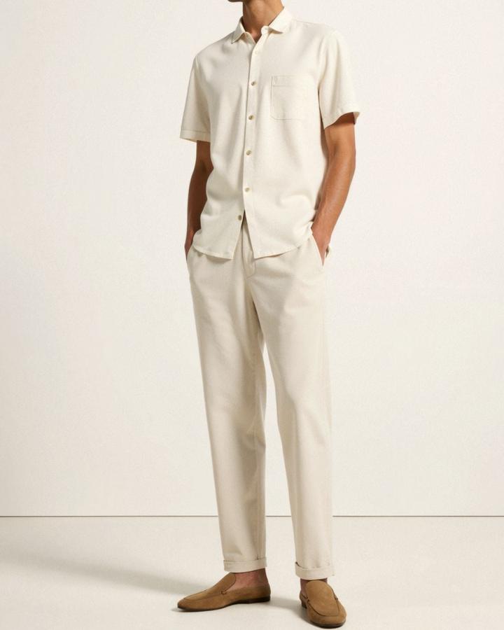 URBANE LÄSSIGE STRETCH-JOGGER-HOSE