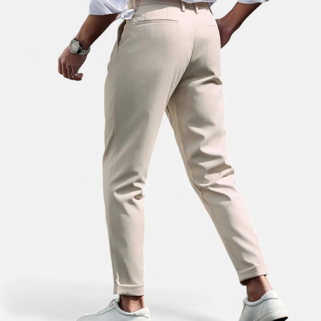 NOMU Lifestyle | Men’s Slim Fit Casual Suit Trousers