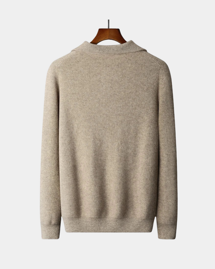 NEUTRAL GESTRICKTER PULLOVER MIT HALBEM REISSVERSCHLUSS