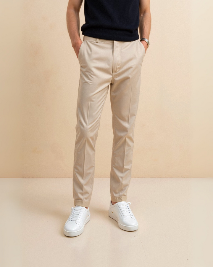 MINIMALIST WHITE MEN'S SNEAKERS