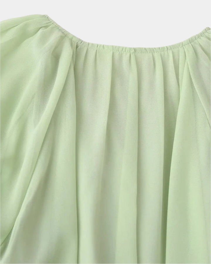FLOWY BABYDOLL RUFFLE DRESS