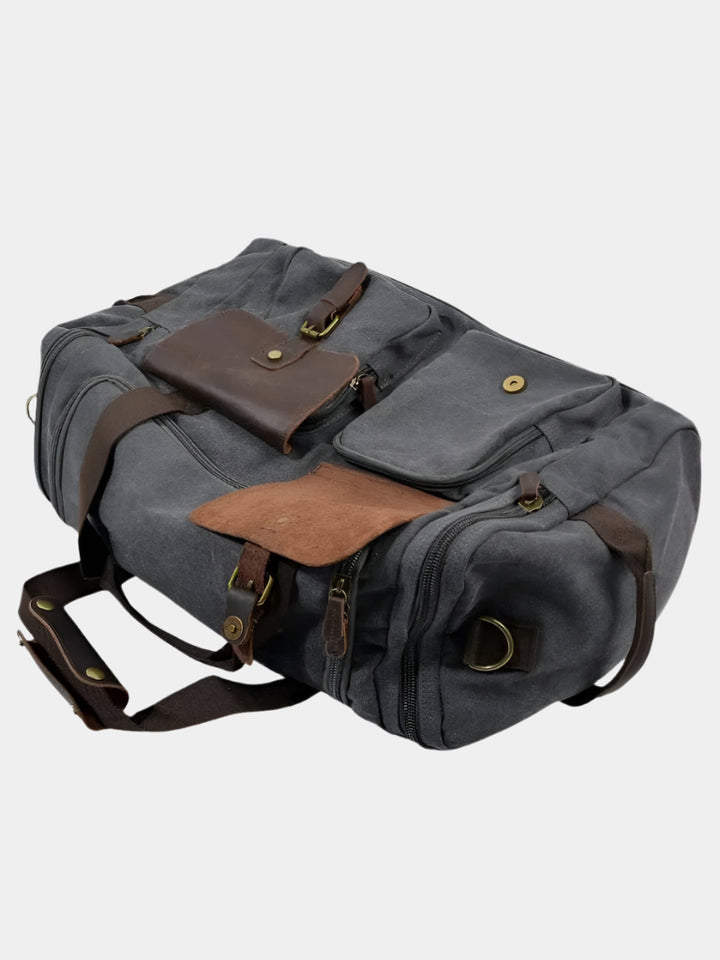VINTAGE CANVAS TRAVEL DUFFEL