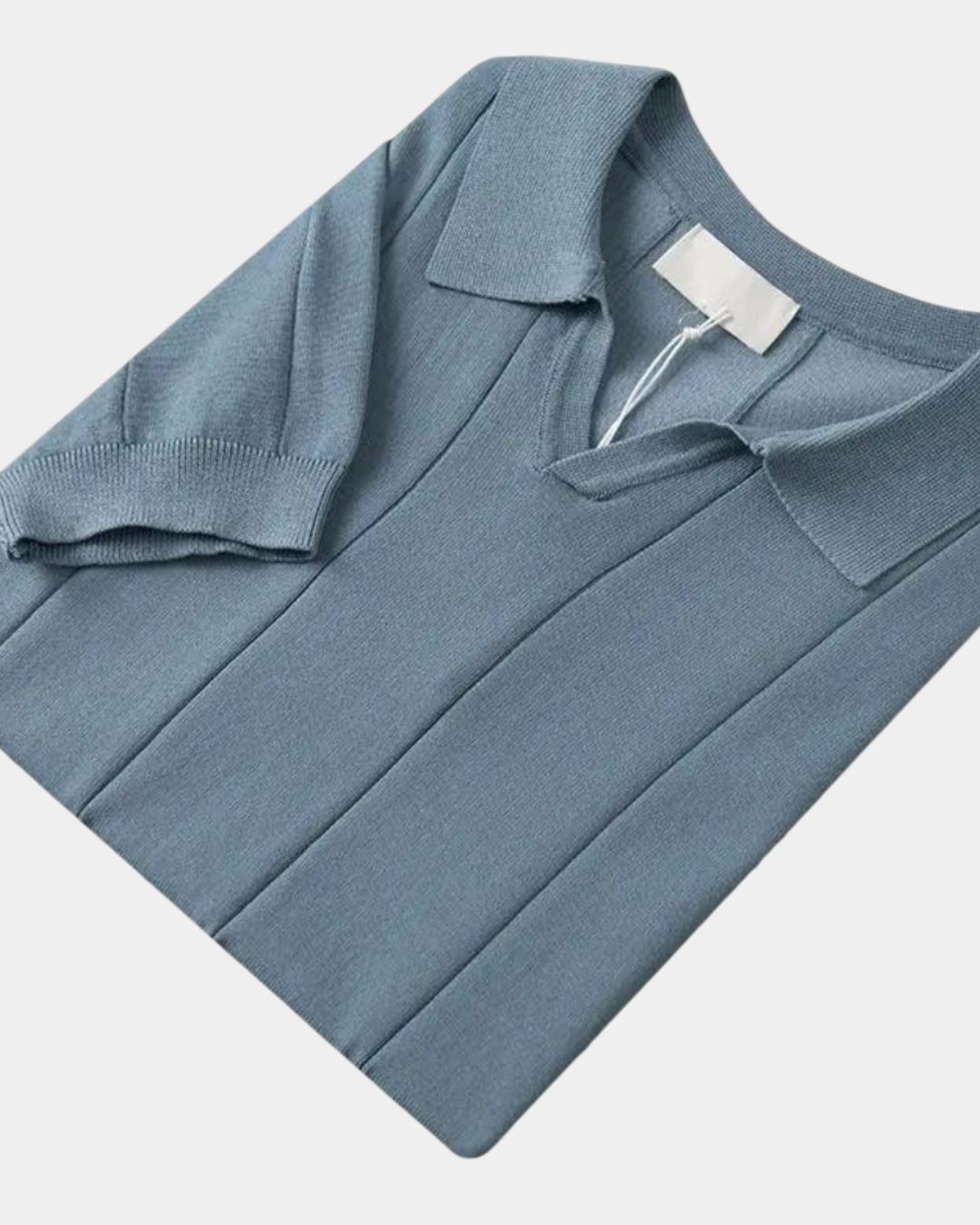 ELEGANTES POLOSHIRT MIT VERTIKALEM EINSATZ