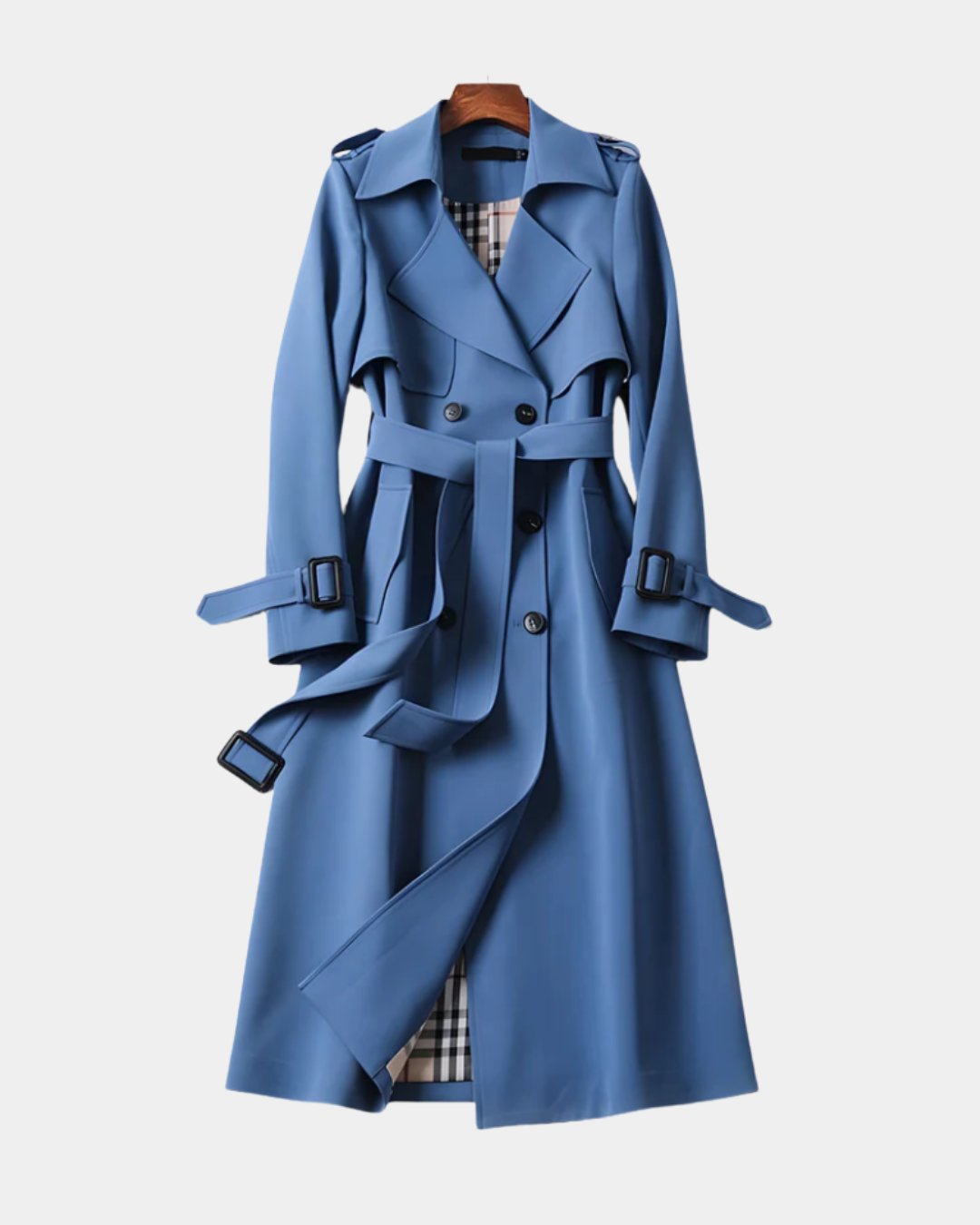 CLASSIC DOUBLE-BREASTED TRENCH COAT
