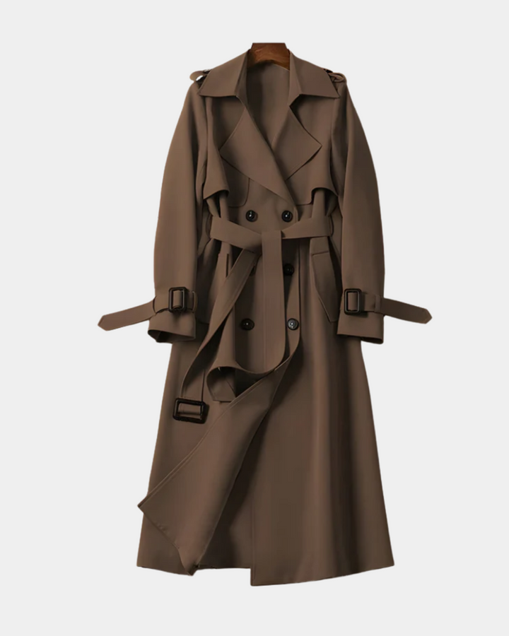 CLASSIC DOUBLE-BREASTED TRENCH COAT