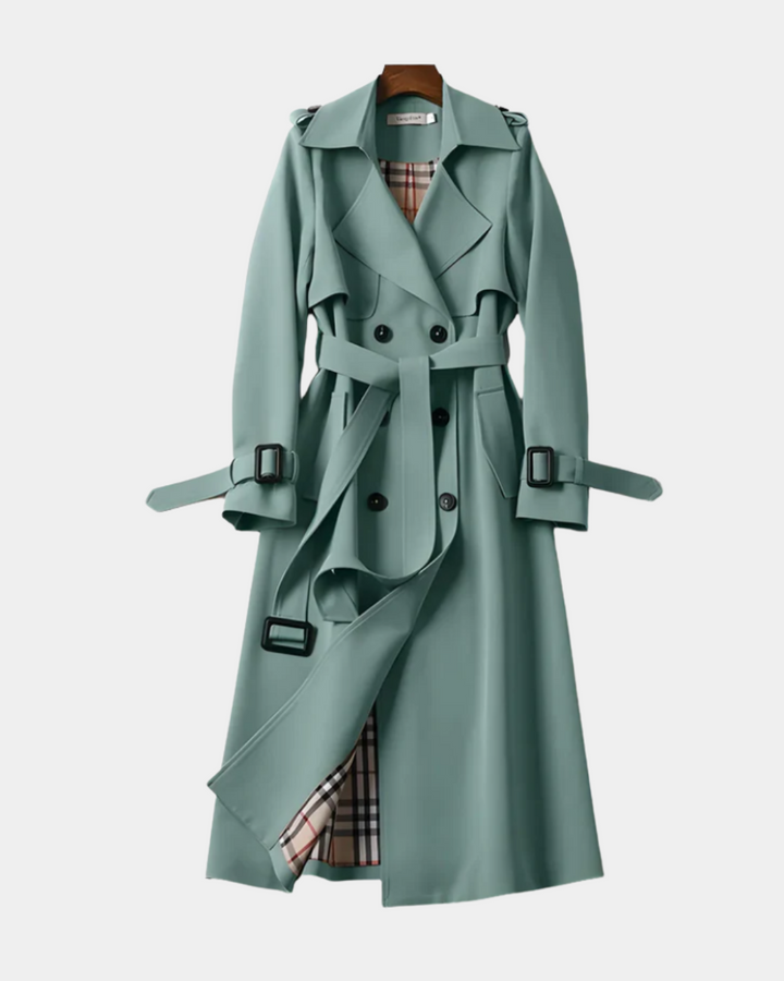 CLASSIC DOUBLE-BREASTED TRENCH COAT