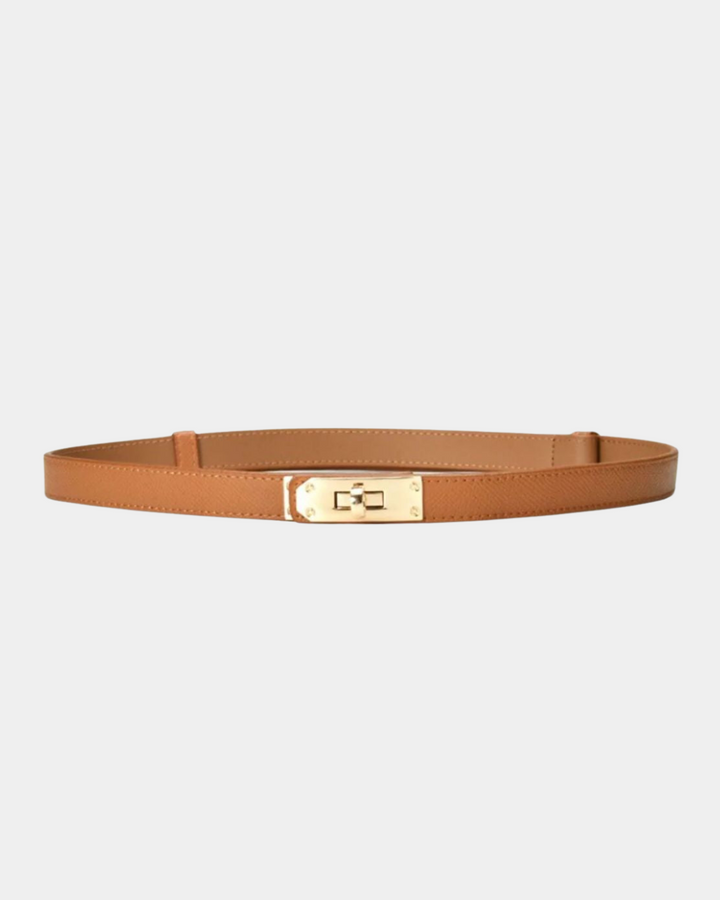 SIGNATURE SLIM LOGO BELT