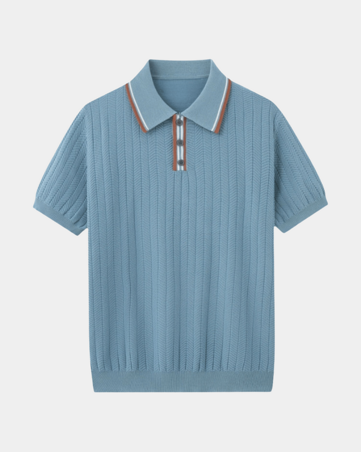 POLO MIT KLASSISCHEM BESATZ AUS STRICK