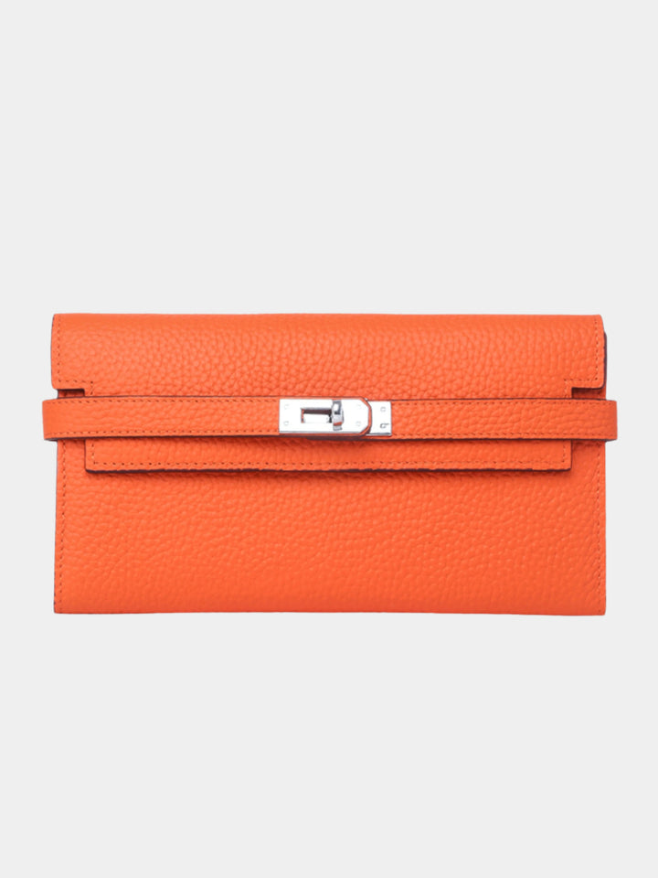 ELEGANT LOCK FLAP WALLET