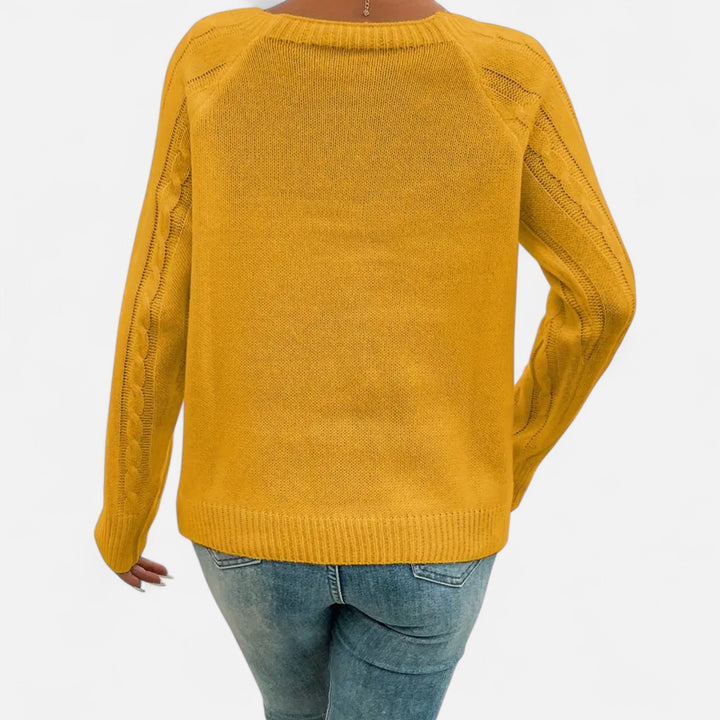 NOMU Lifestyle | Women’s Cable Knit Sweater – Heritage Comfort