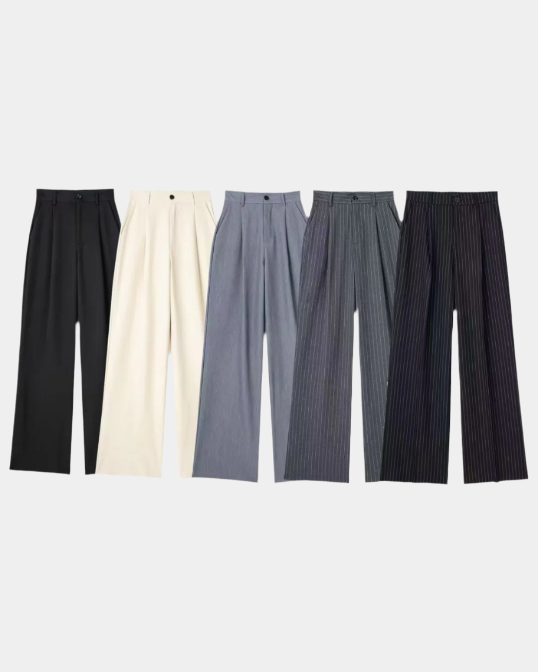 MASSGESCHNEIDERTE HOSE MIT GESCHLITZTEM SAUM