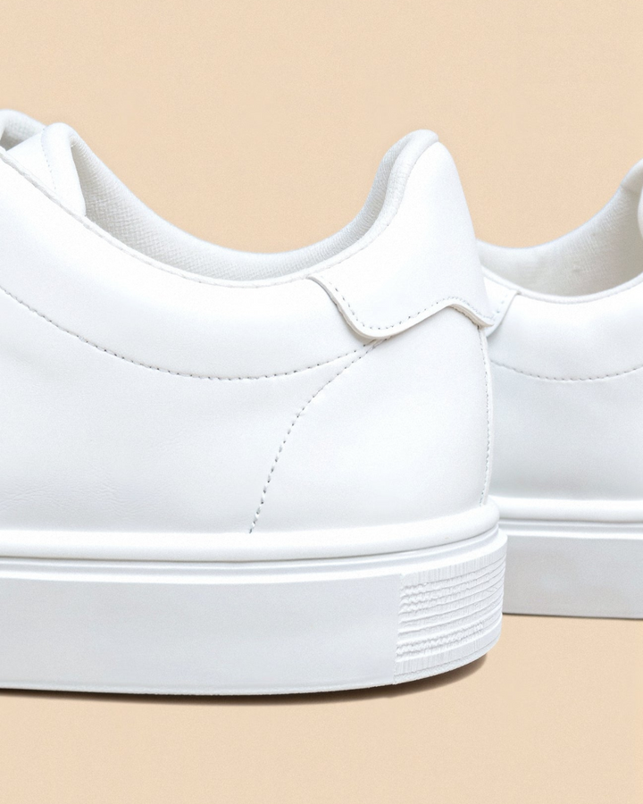 MINIMALIST WHITE MEN'S SNEAKERS