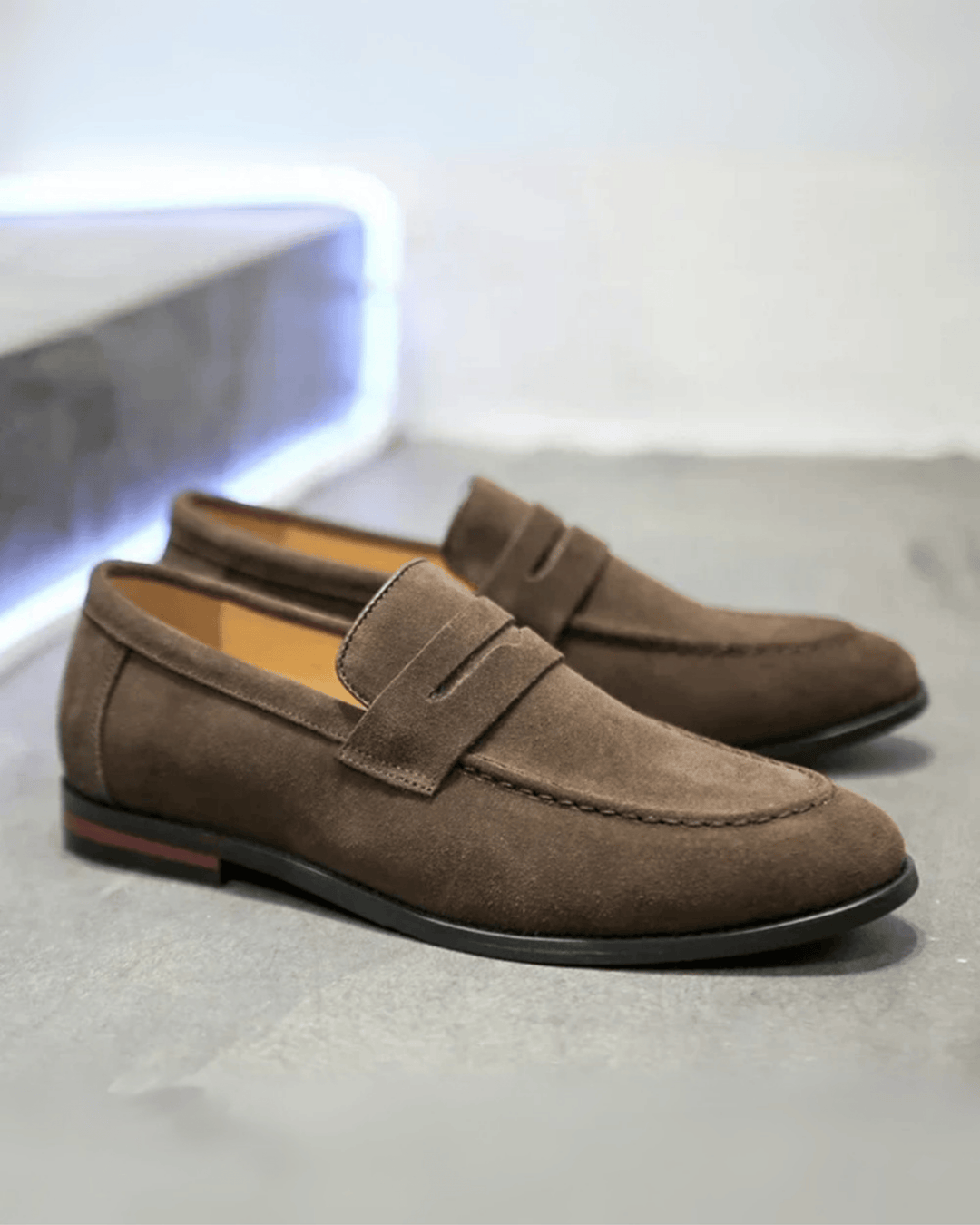 Sommer-Loafers aus Wildleder