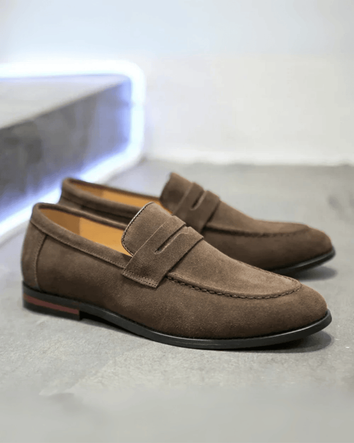 Sommer-Loafers aus Wildleder