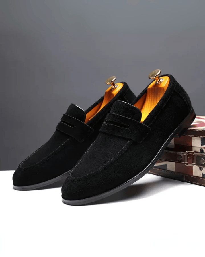 Sommer-Loafers aus Wildleder