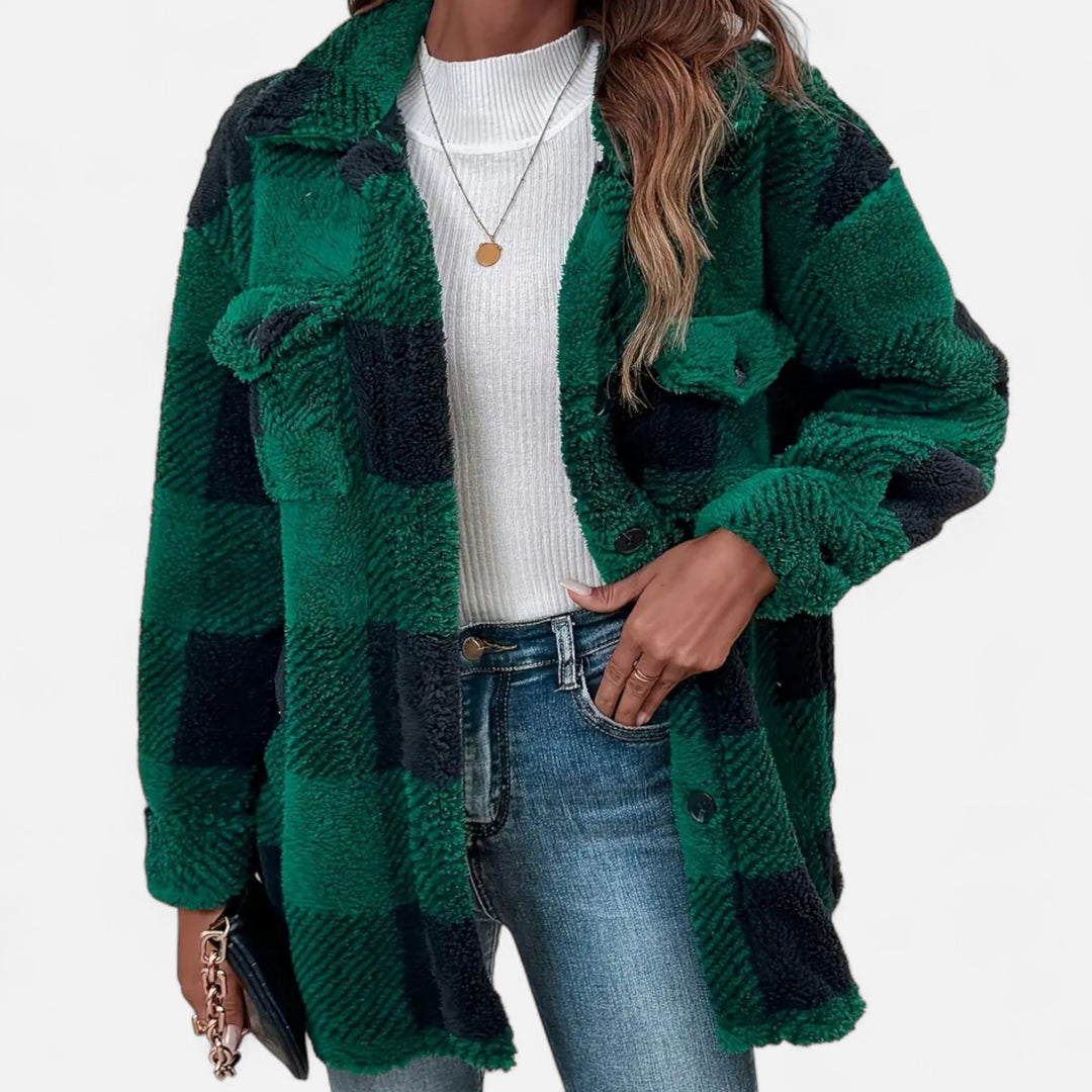 NOMU Lifestyle | Women’s Plush Fleece Coat – Timeless Elegance