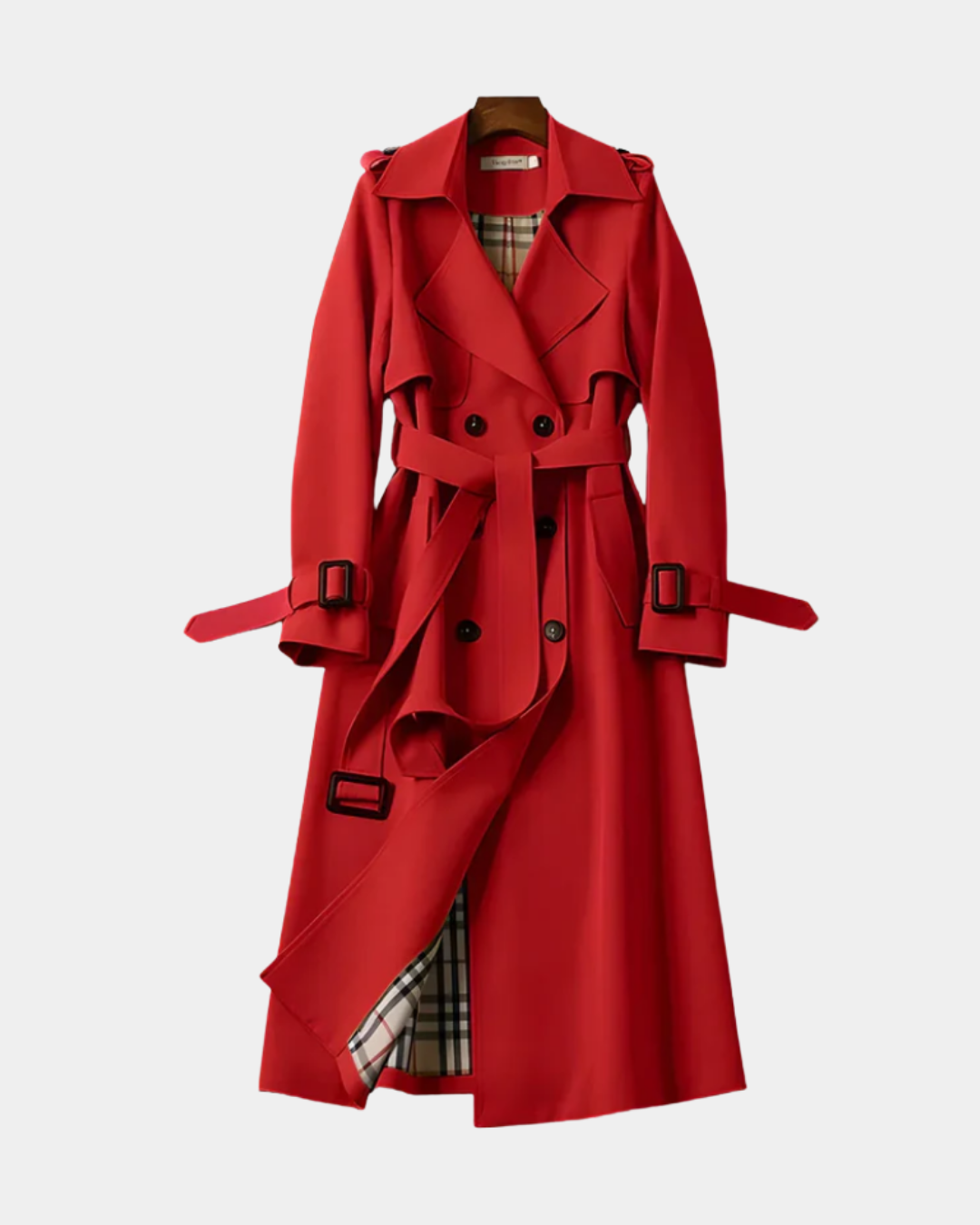 CLASSIC DOUBLE-BREASTED TRENCH COAT