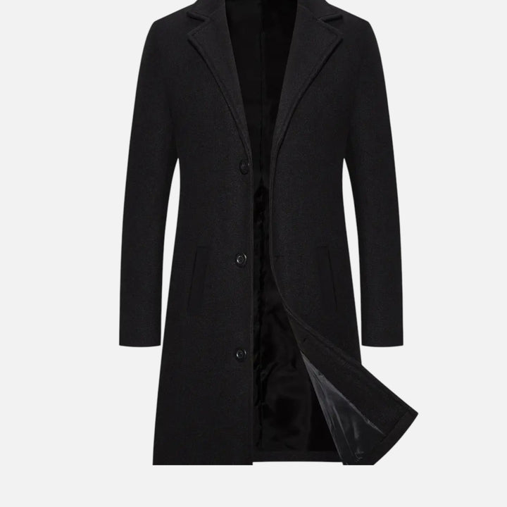 NOMU Lifestyle | Men’s Classic Long Overcoat