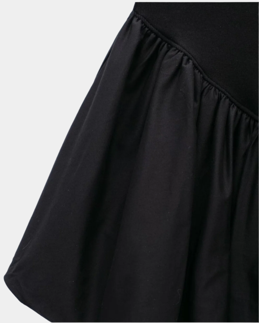 RUCHED BUST FLARE MINI DRESS
